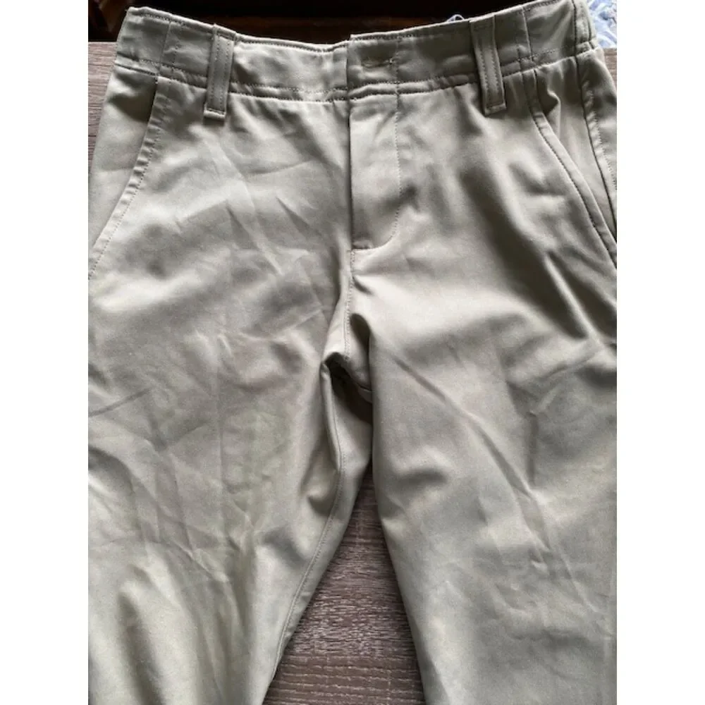 Under Armour Youth XS Khaki Tan School Uniform Dress Pants